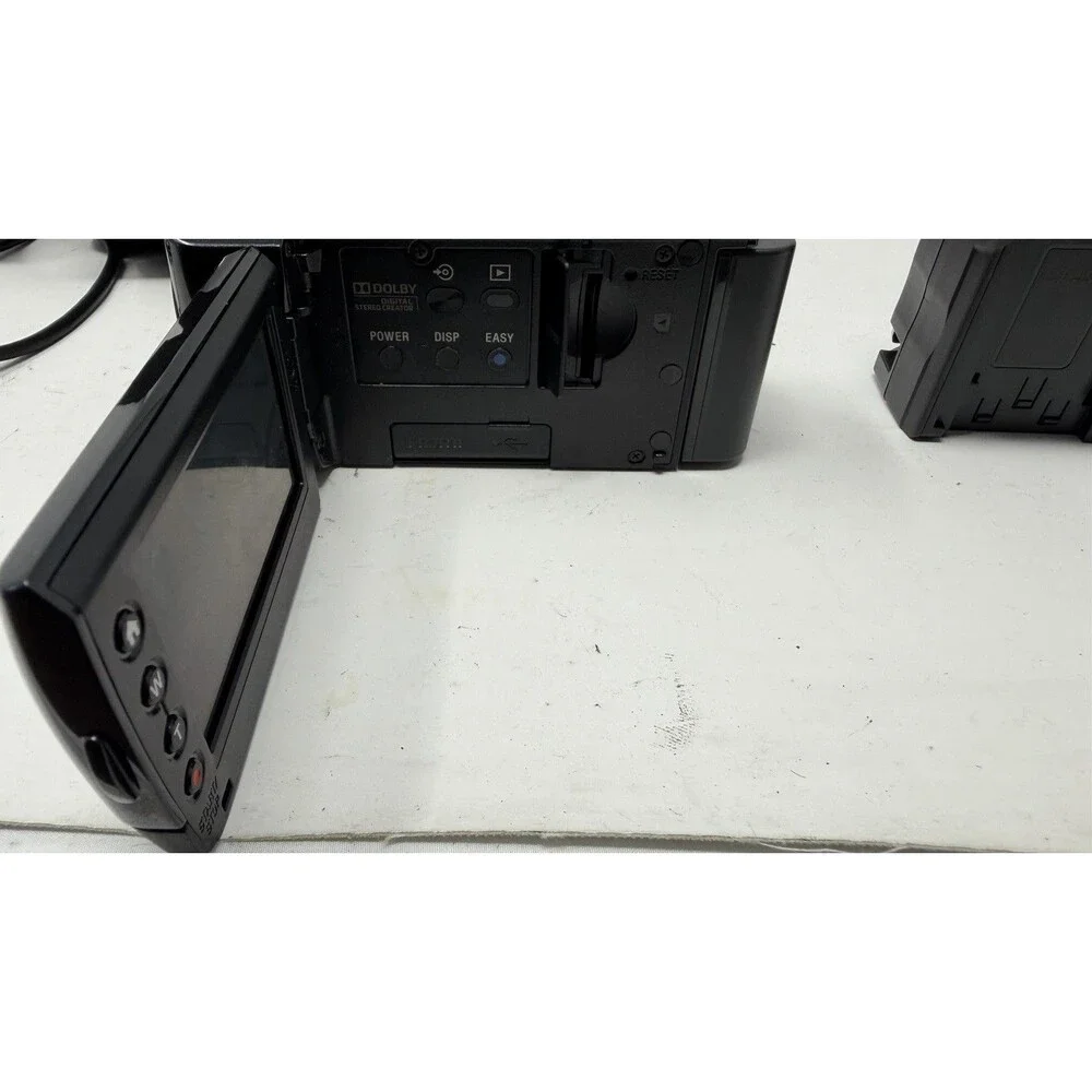 Sony HDR-CX100 Handycam Digital Camcorder Black Battery/Charger CLEAN TESTED